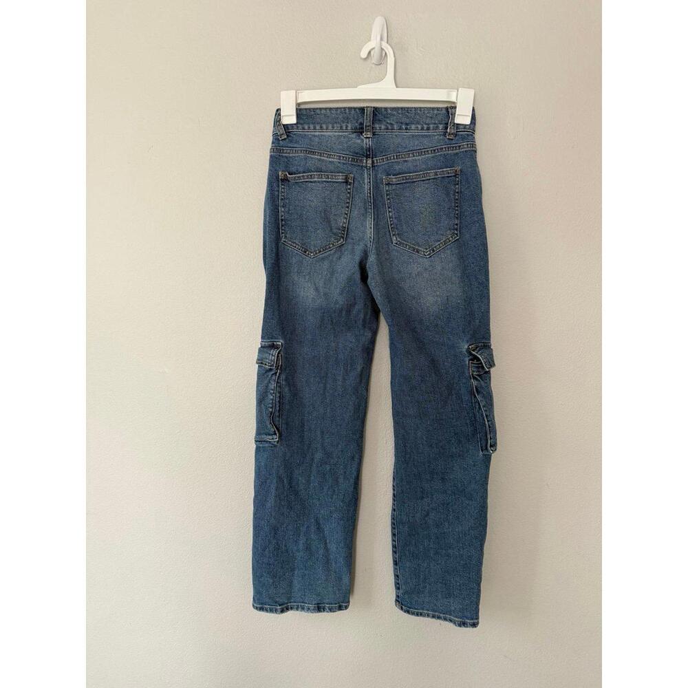 SO wide leg cargo jeans size 5 - Picture 2 of 3